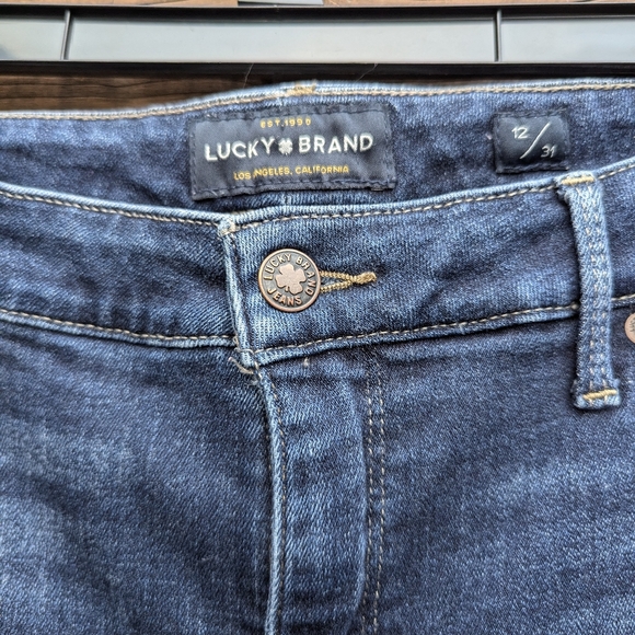 Dark Blue Lucky Brand Hayden Skinny Jeans - Picture 4 of 5